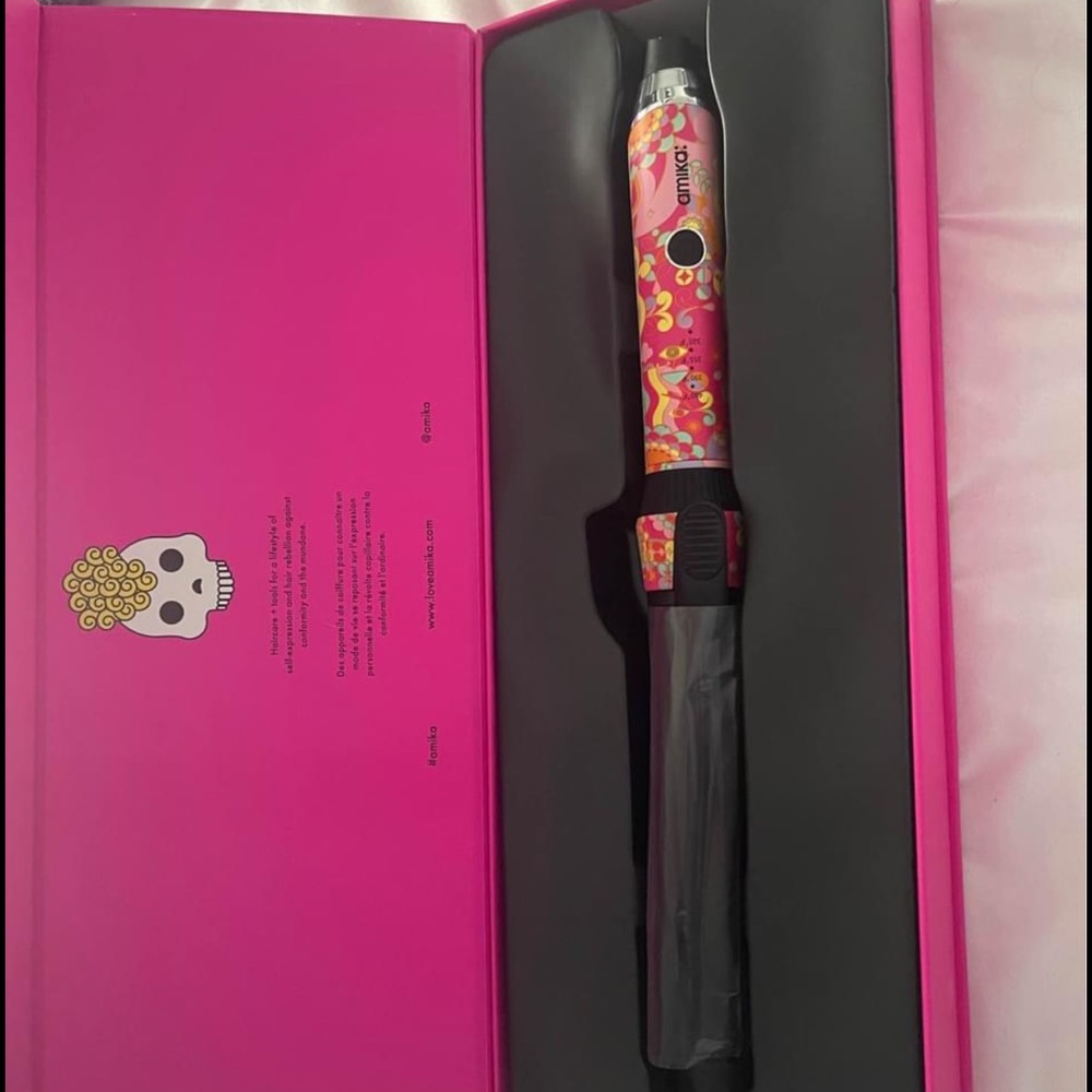 Amika autopilot 3-in-1 rotating curling iron 32mm